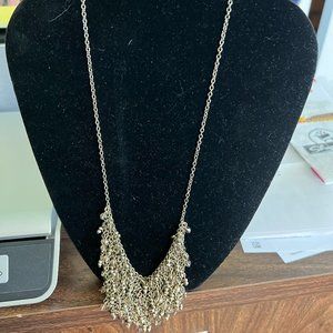 COLDWATER CREEK GOLD MESH NECKLACE